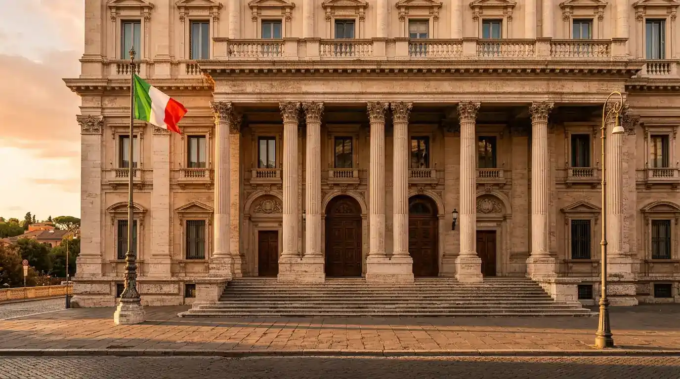 Sede istituzionale italiana di vigilanza sui giochi pubblici vista dall'esterno